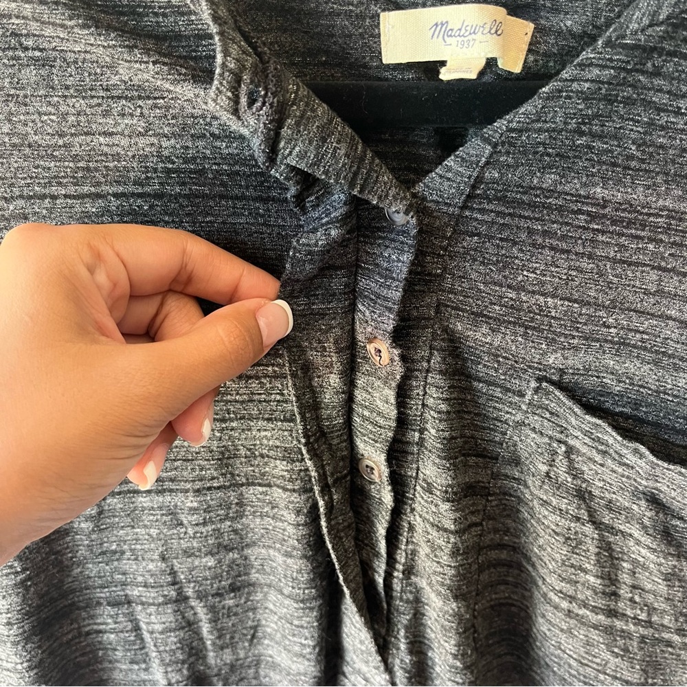 Madewell sleeveless top size Small heather gray Small - Picture 3 of 7
